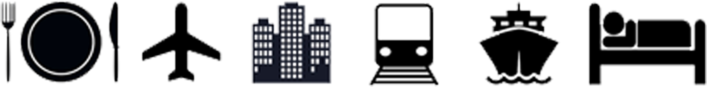 Access permissions: dining, air travel, housing, transit, cruise, lodging